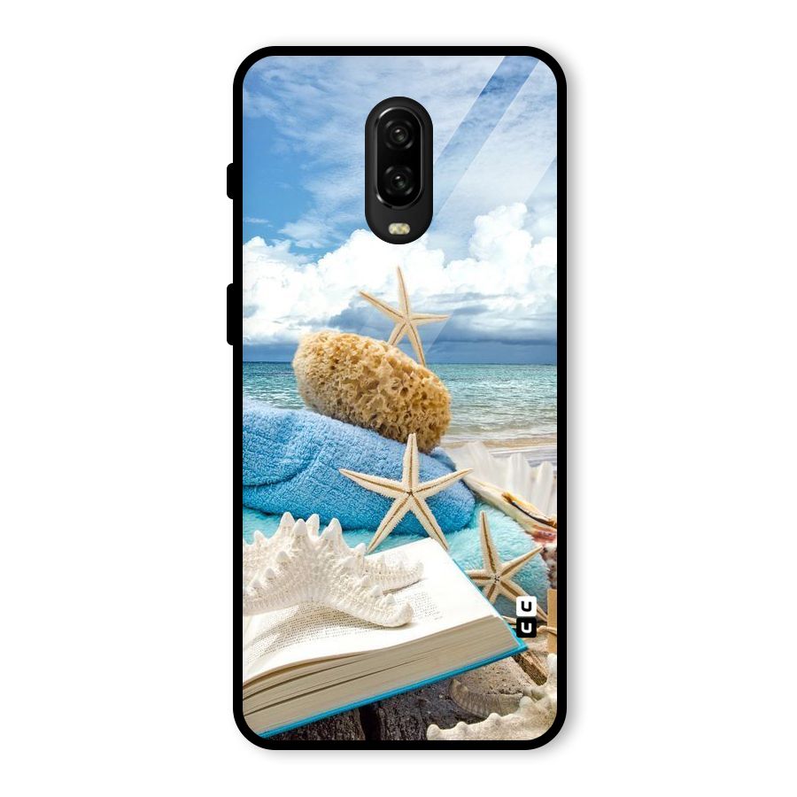 Beach Sky Glass Back Case for OnePlus 6T