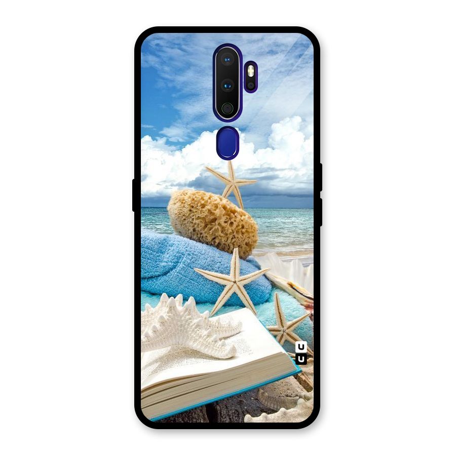 Beach Sky Glass Back Case for Oppo A9 (2020)