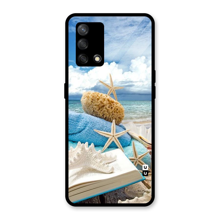 Beach Sky Glass Back Case for Oppo F19