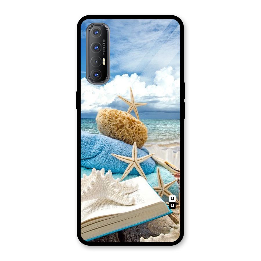 Beach Sky Glass Back Case for Oppo Reno3 Pro
