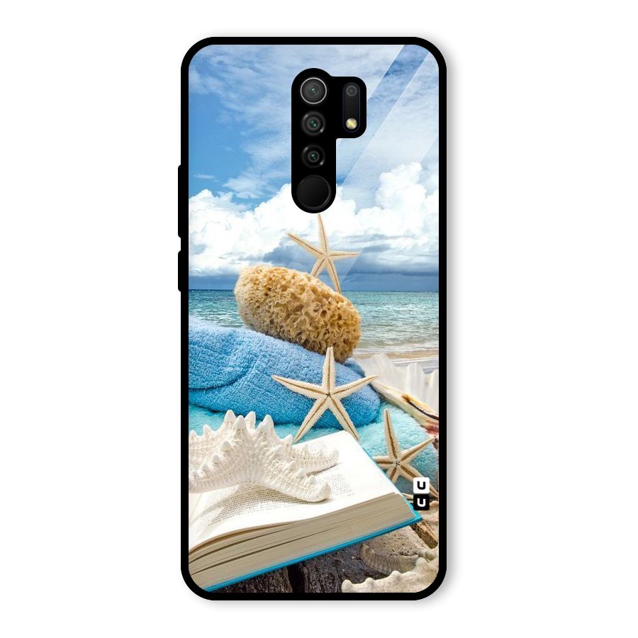Beach Sky Glass Back Case for Poco M2