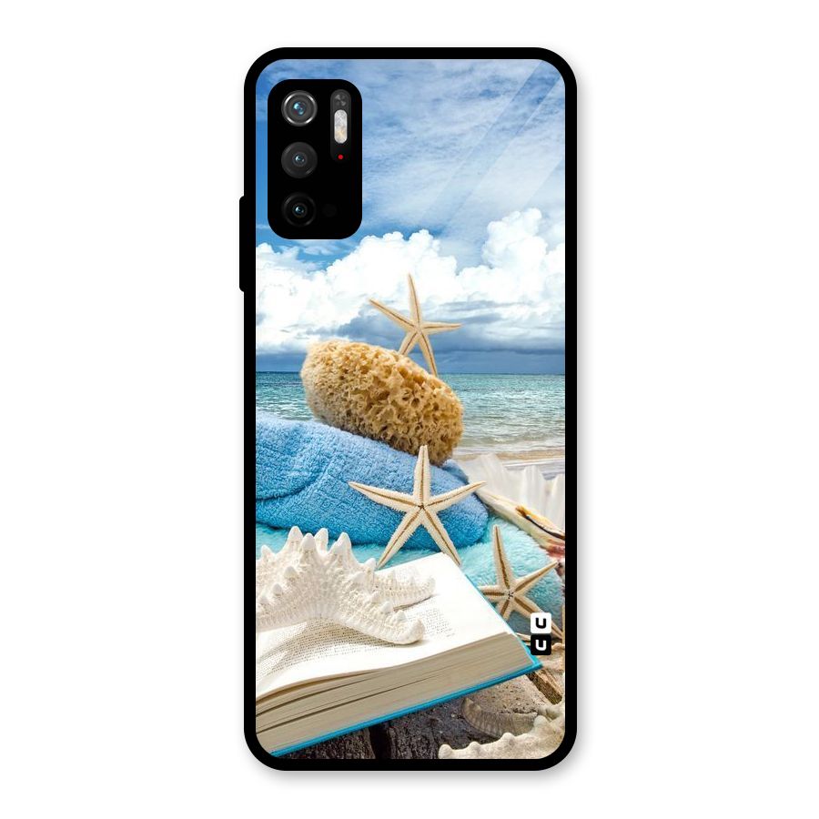 Beach Sky Glass Back Case for Poco M3 Pro 5G