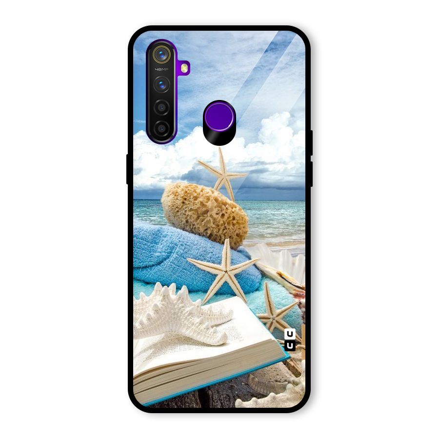 Beach Sky Glass Back Case for Realme 5 Pro