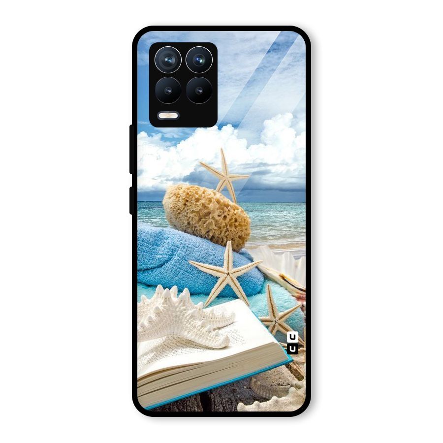 Beach Sky Glass Back Case for Realme 8
