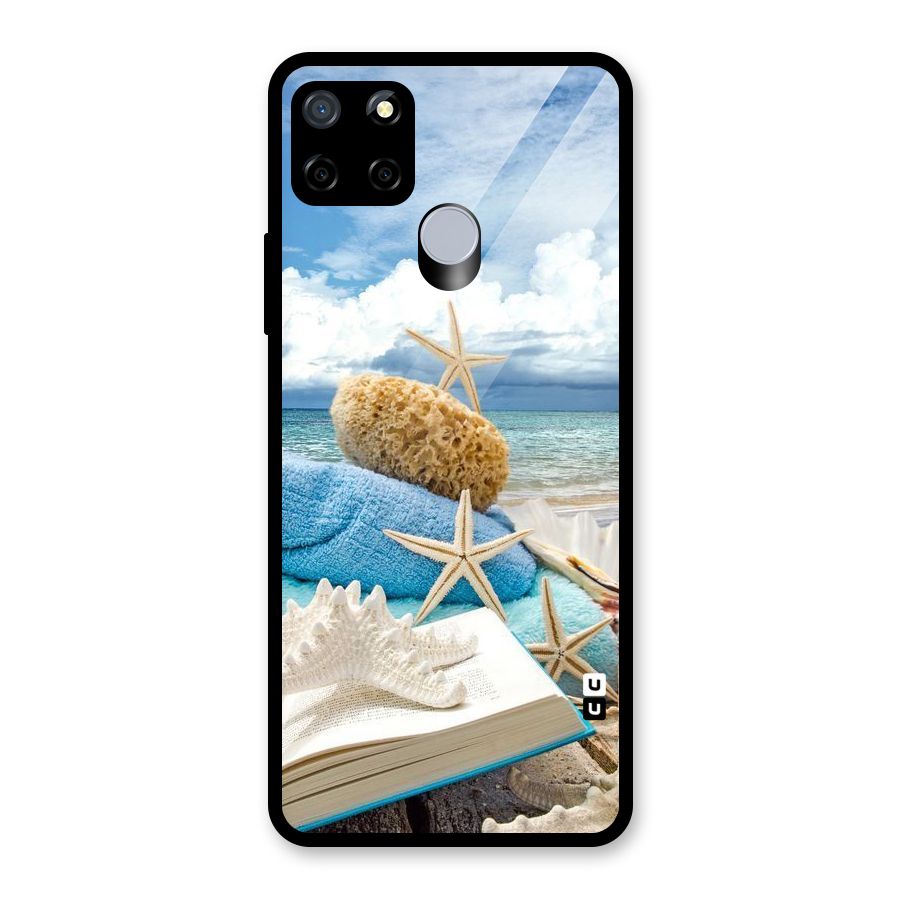 Beach Sky Glass Back Case for Realme C12