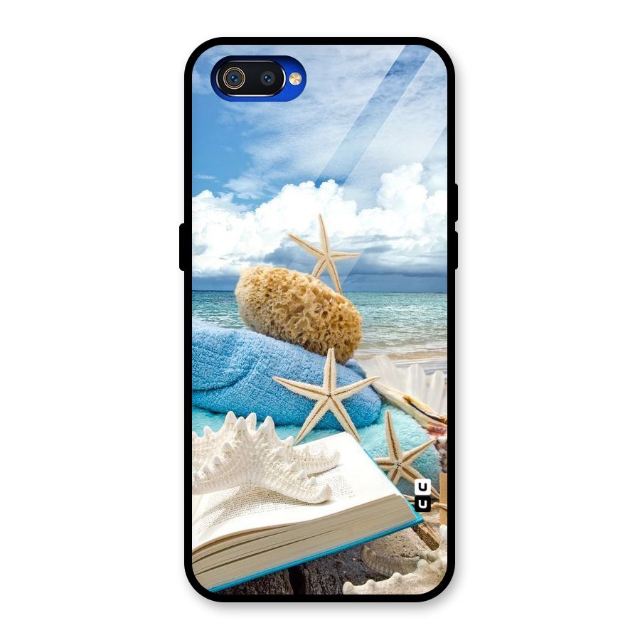 Beach Sky Glass Back Case for Realme C2