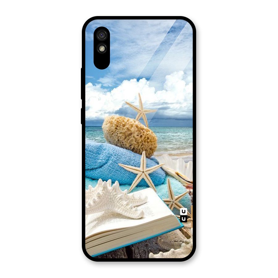Beach Sky Glass Back Case for Redmi 9A