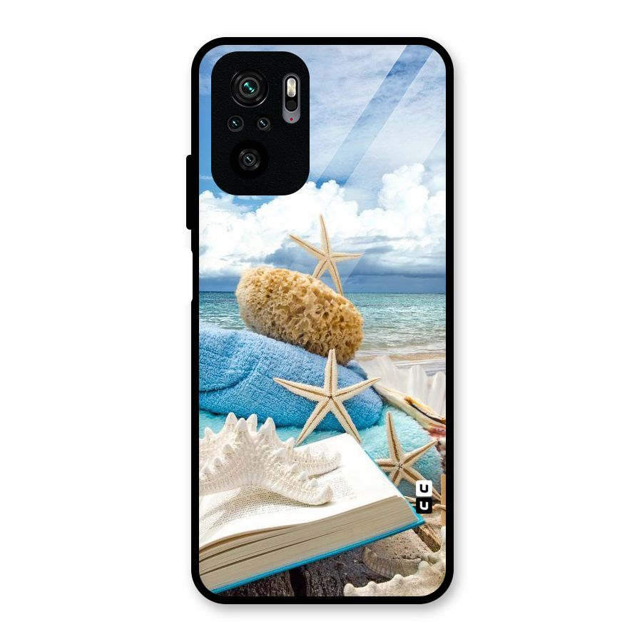 Beach Sky Glass Back Case for Redmi Note 10S