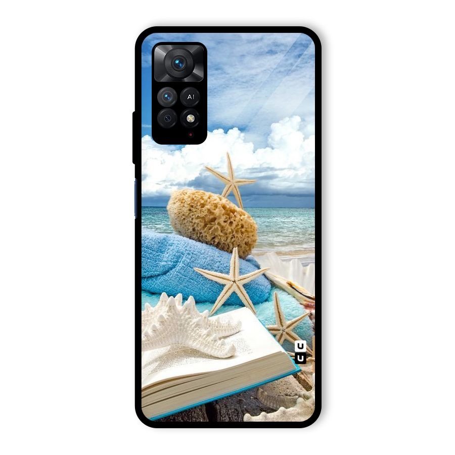 Beach Sky Glass Back Case for Redmi Note 11 Pro
