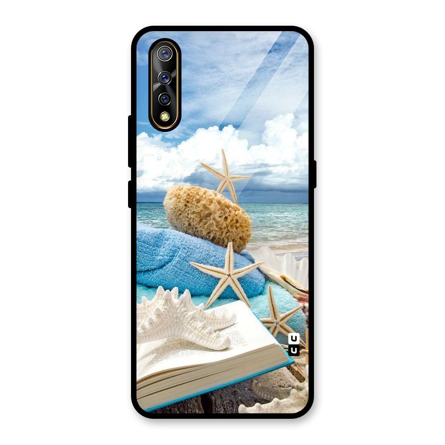 Beach Sky Glass Back Case for Vivo S1