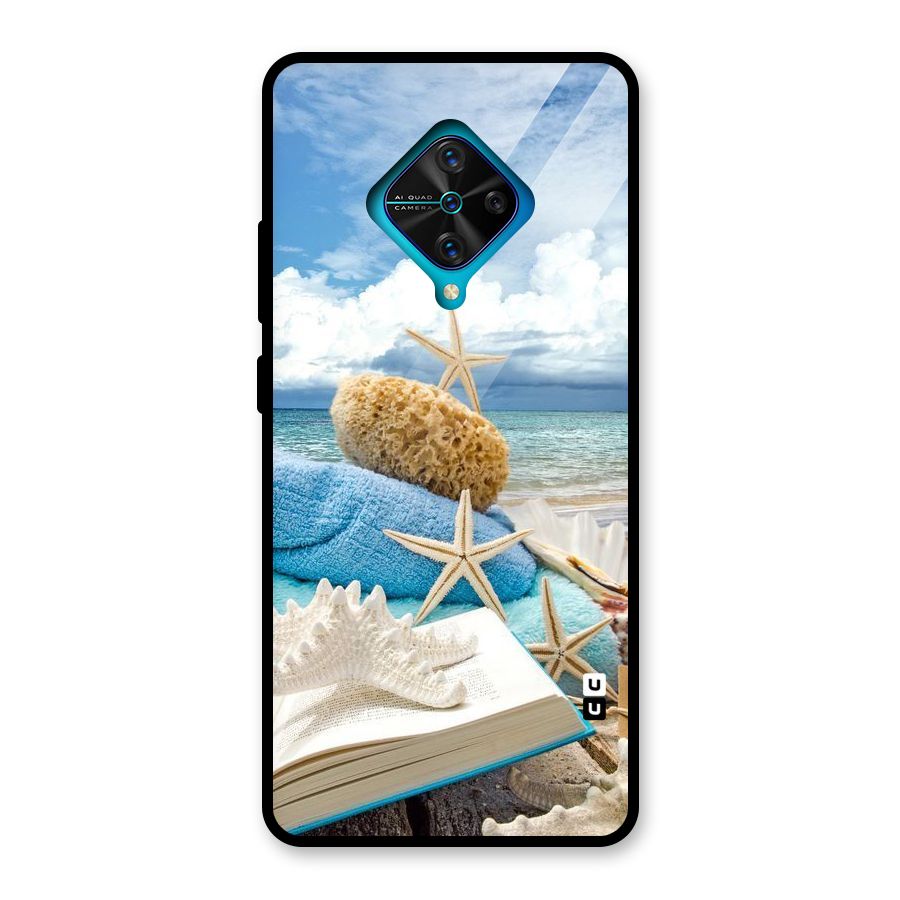 Beach Sky Glass Back Case for Vivo S1 Pro