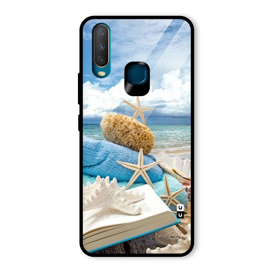 Beach Sky Glass Back Case for Vivo U10