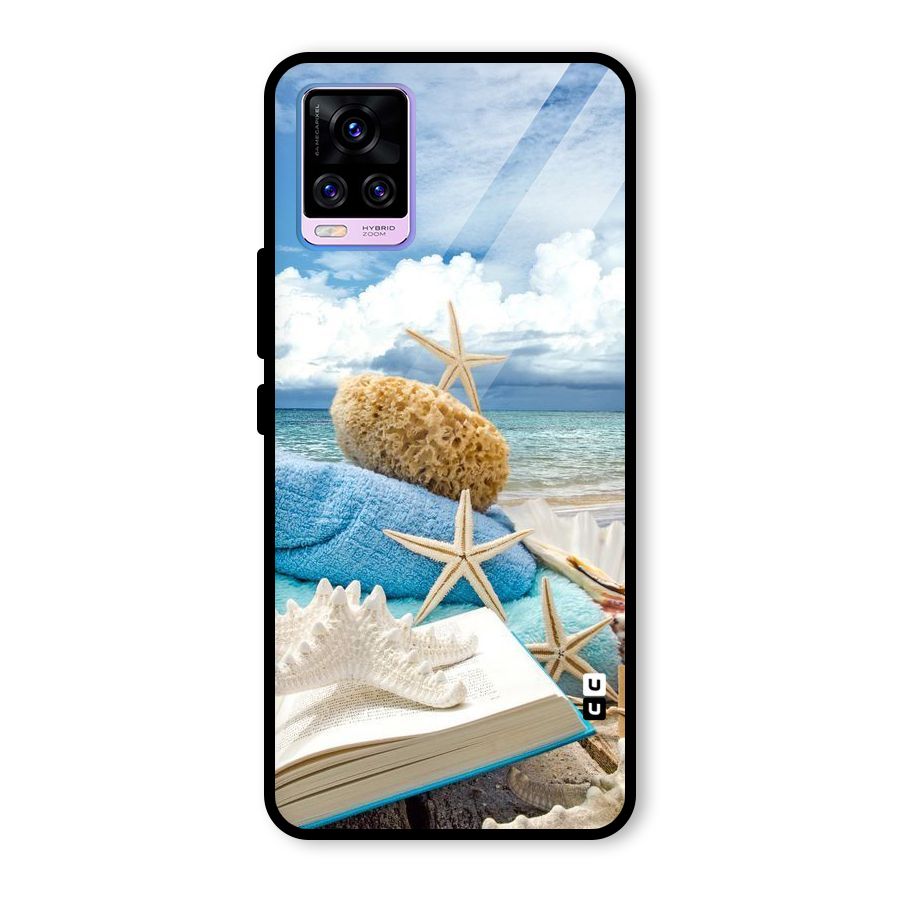 Beach Sky Glass Back Case for Vivo V20 Pro