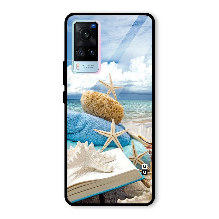 Beach Sky Glass Back Case for Vivo X60