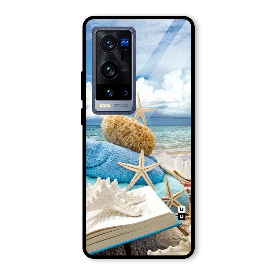 Beach Sky Glass Back Case for Vivo X60 Pro Plus