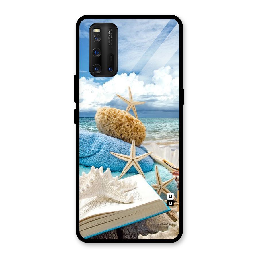 Beach Sky Glass Back Case for Vivo iQOO 3