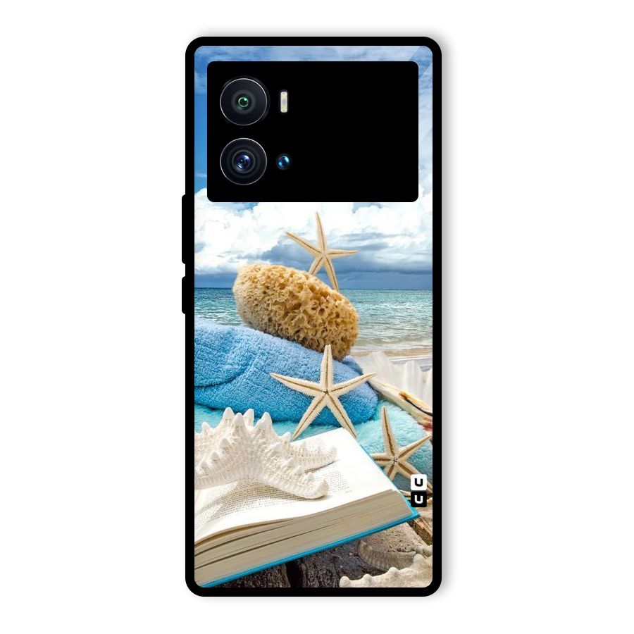 Beach Sky Glass Back Case for Vivo iQOO 9 Pro