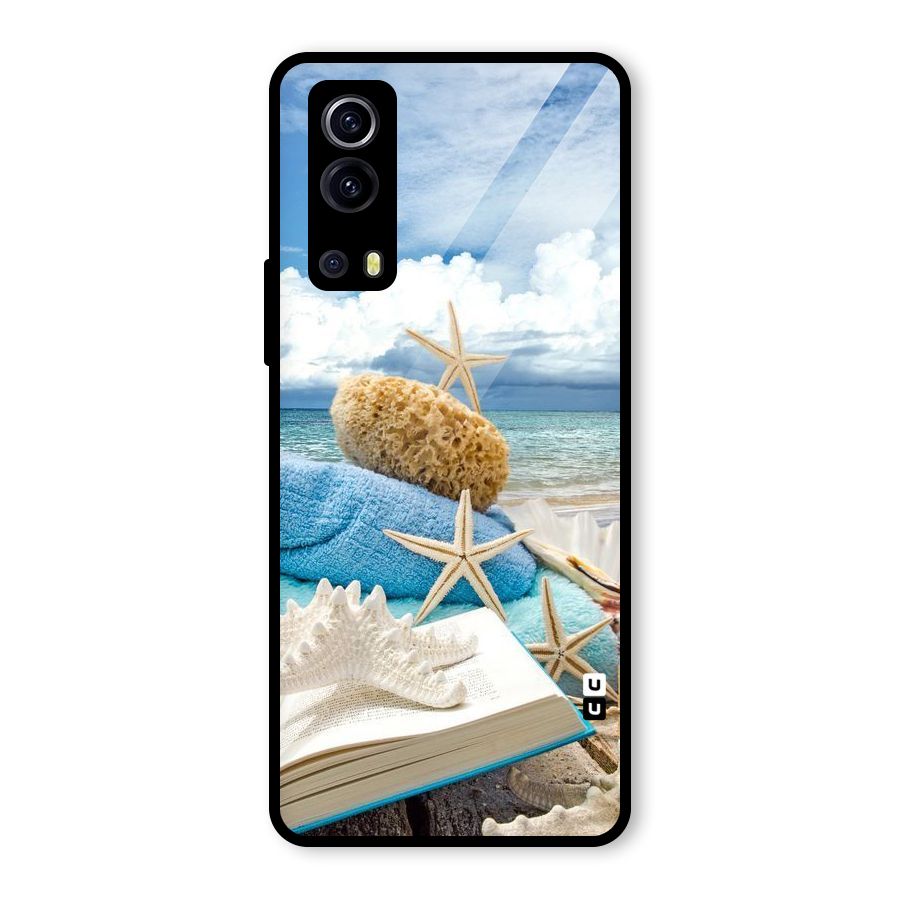 Beach Sky Glass Back Case for Vivo iQOO Z3