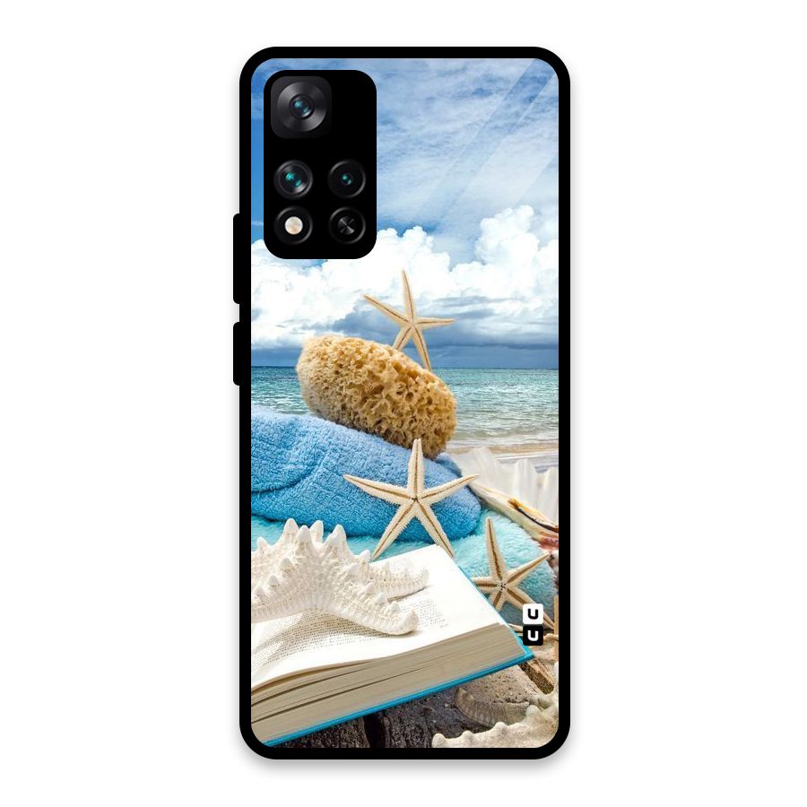 Beach Sky Glass Back Case for Xiaomi 11i HyperCharge 5G