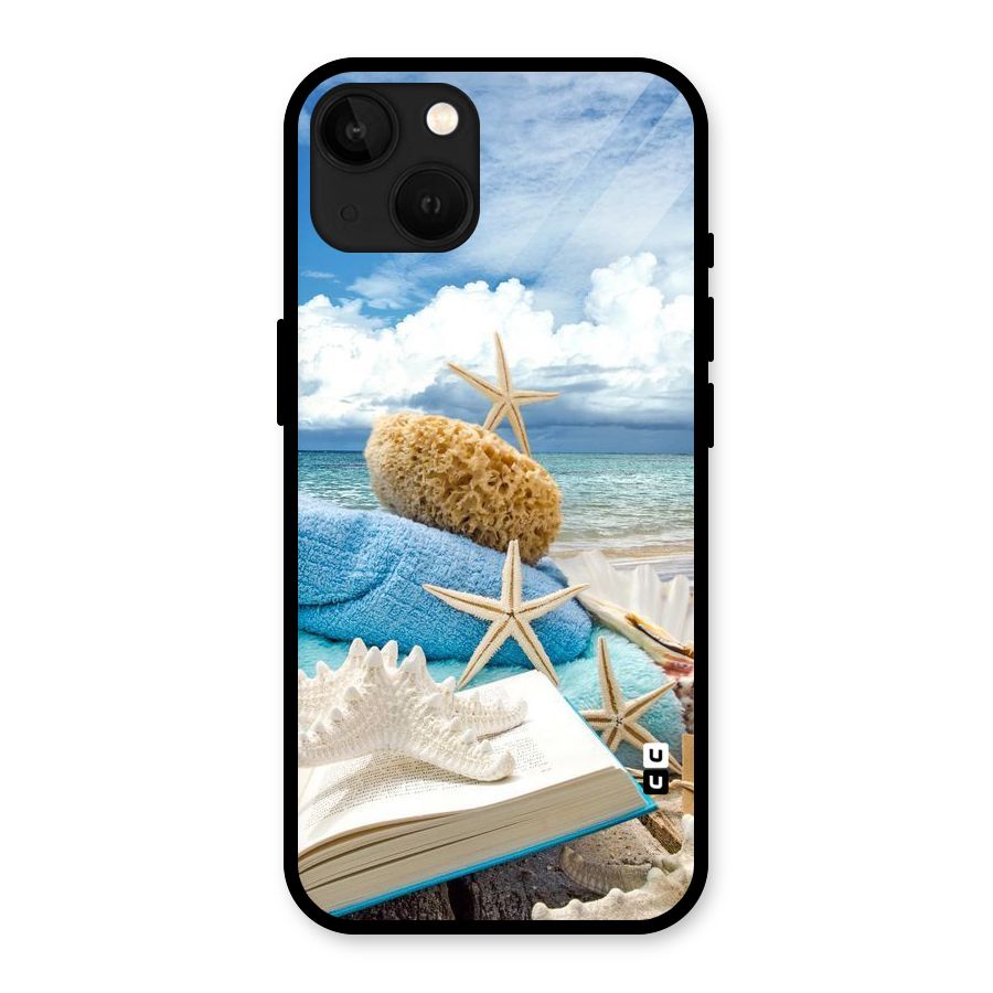 Beach Sky Glass Back Case for iPhone 13