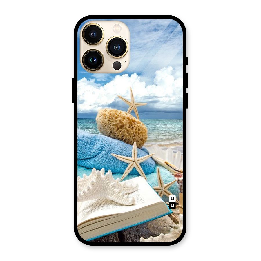 Beach Sky Glass Back Case for iPhone 13 Pro Max