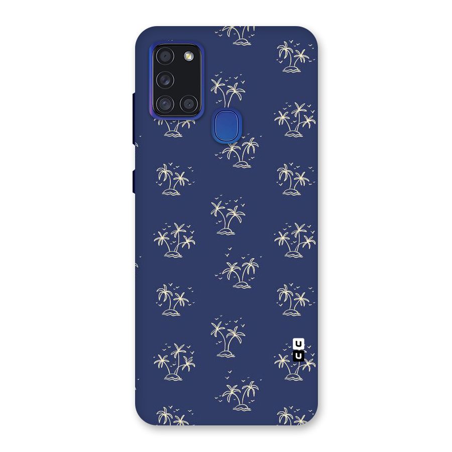 Beach Trees Back Case for Galaxy A21s