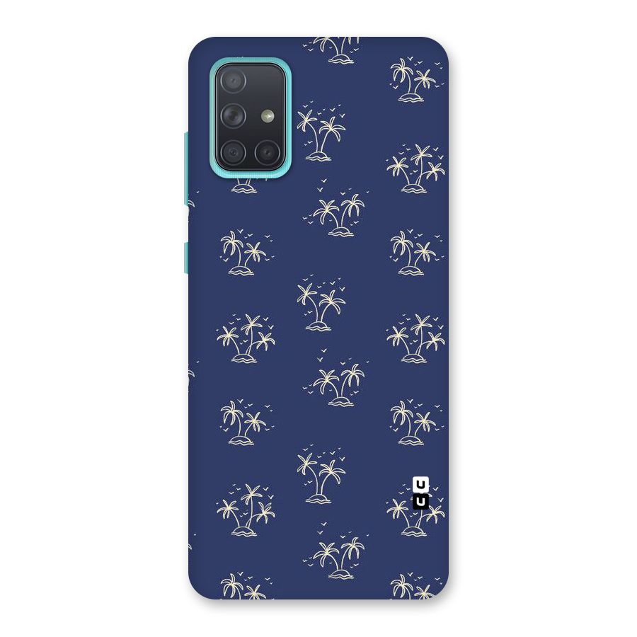 Beach Trees Back Case for Galaxy A71