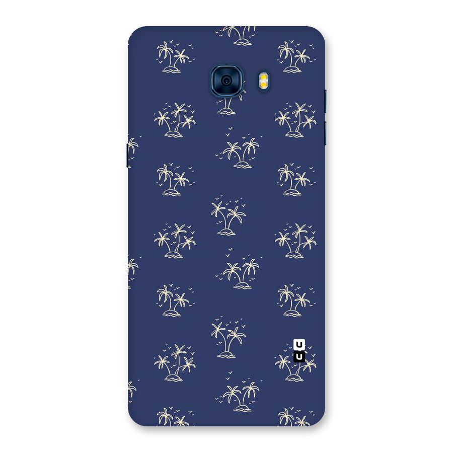 Beach Trees Back Case for Galaxy C7 Pro