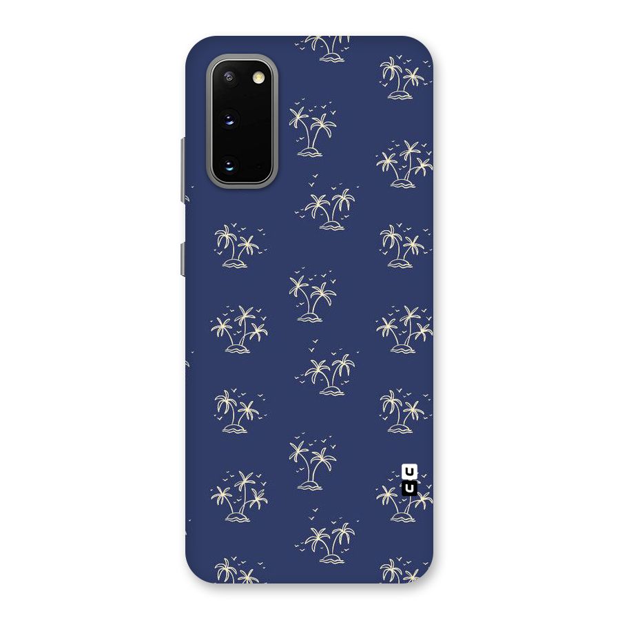 Beach Trees Back Case for Galaxy S20