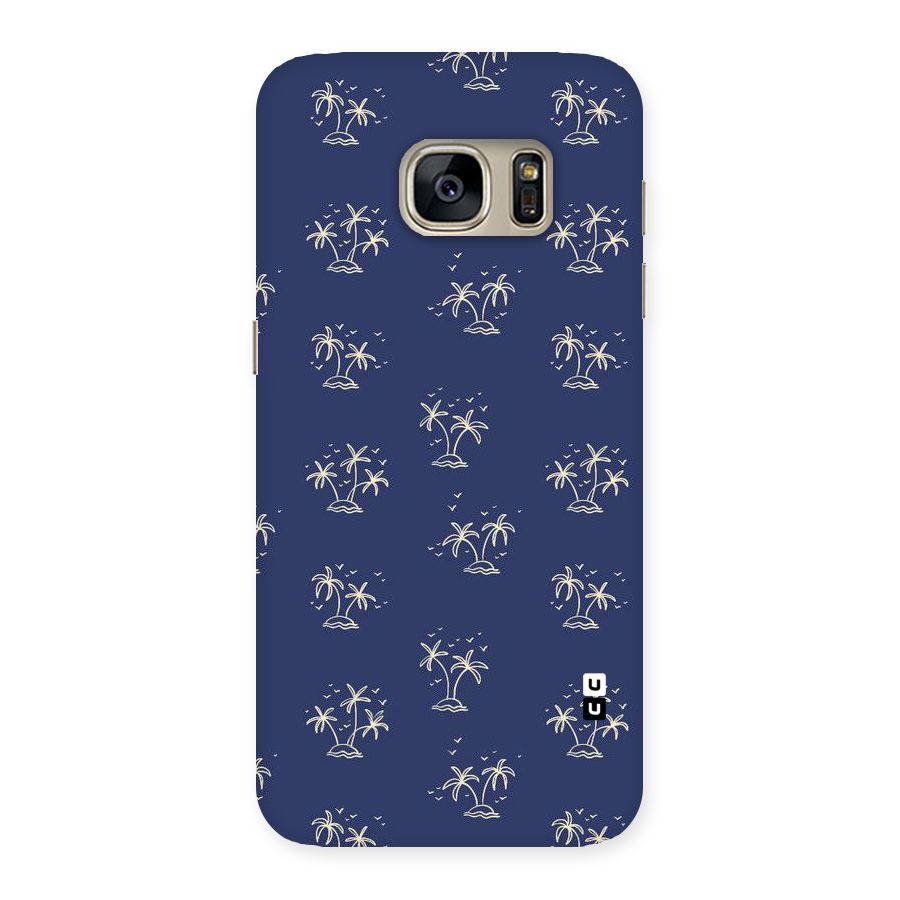 Beach Trees Back Case for Galaxy S7