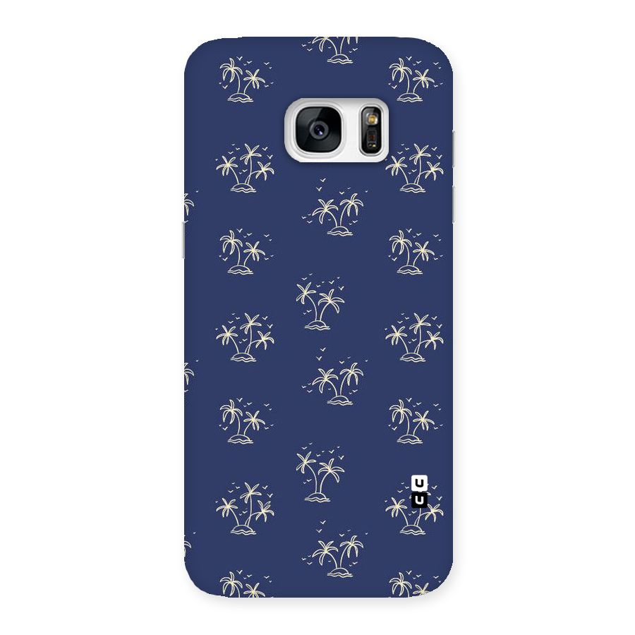Beach Trees Back Case for Galaxy S7 Edge