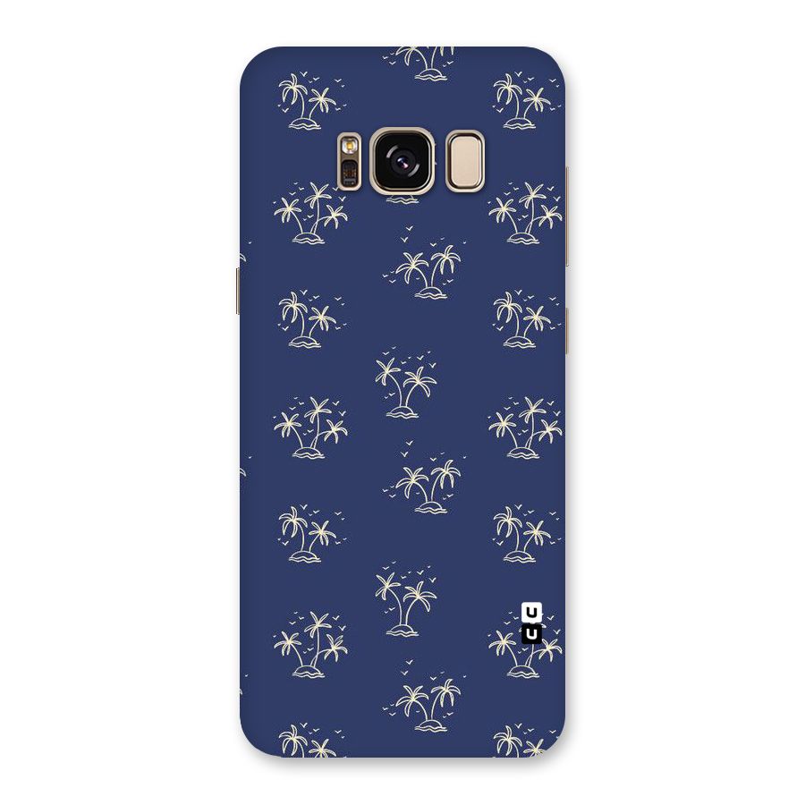 Beach Trees Back Case for Galaxy S8