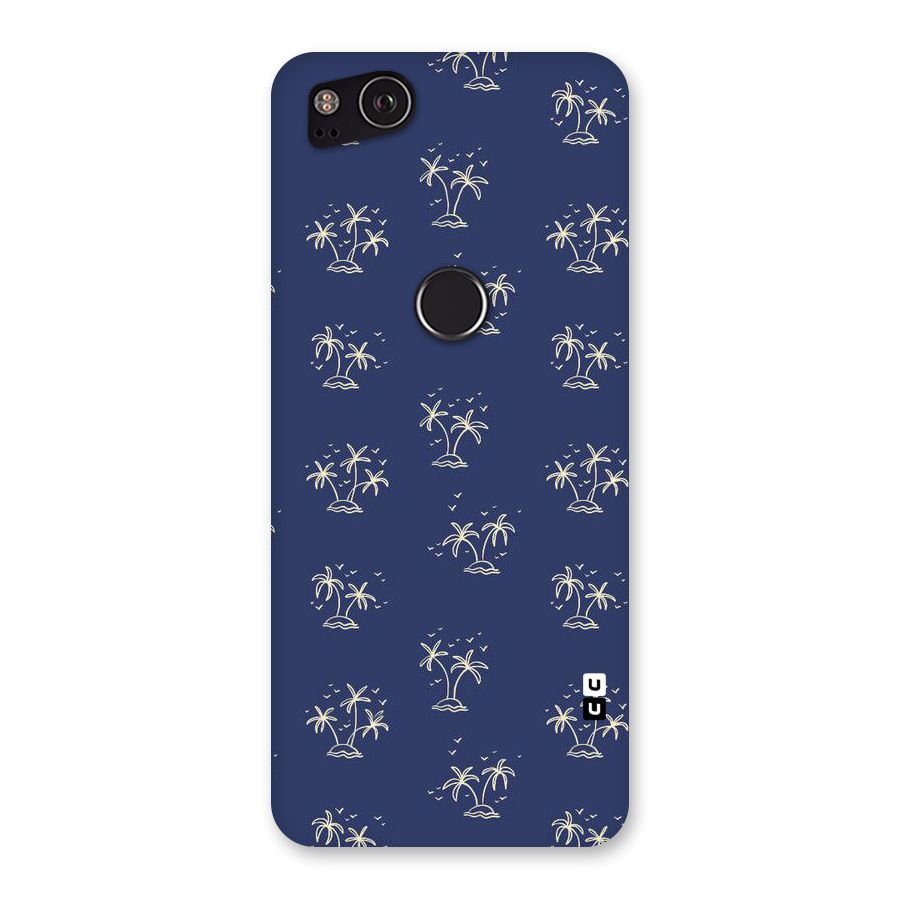 Beach Trees Back Case for Google Pixel 2