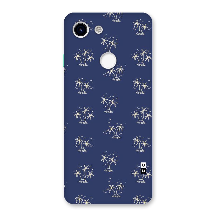 Beach Trees Back Case for Google Pixel 3