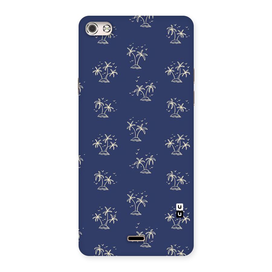 Beach Trees Back Case for Micromax Canvas Silver 5