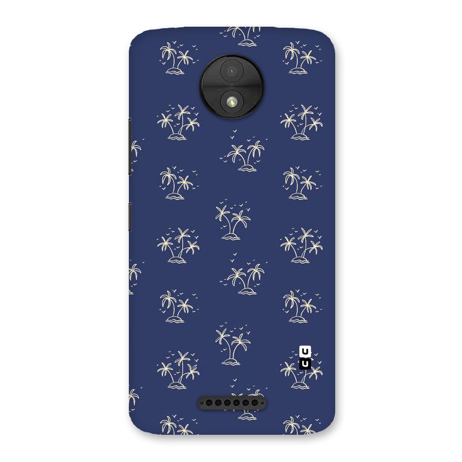 Beach Trees Back Case for Moto C