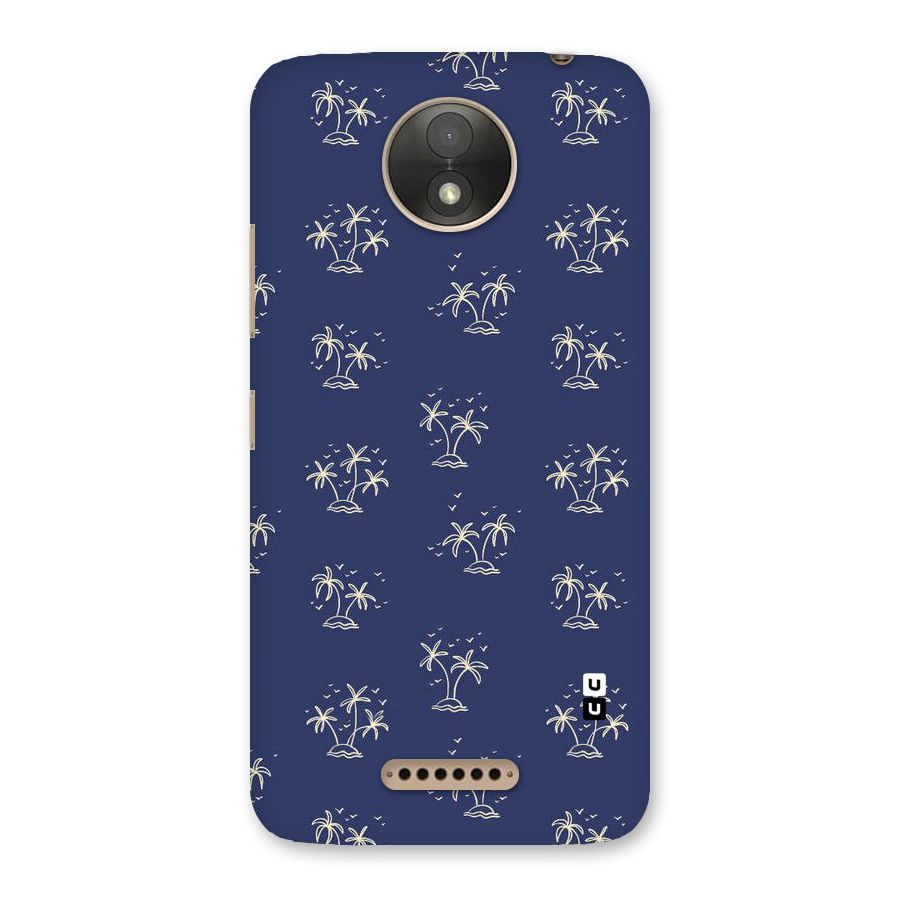 Beach Trees Back Case for Moto C Plus