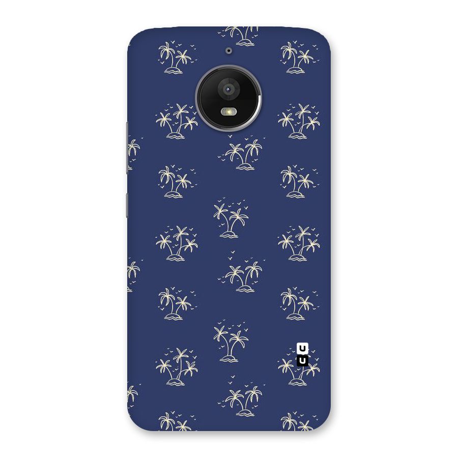 Beach Trees Back Case for Moto E4 Plus