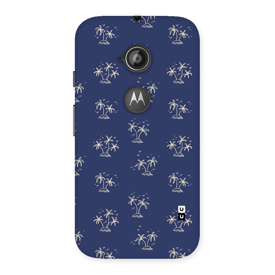 Beach Trees Back Case for Moto E 2nd Gen