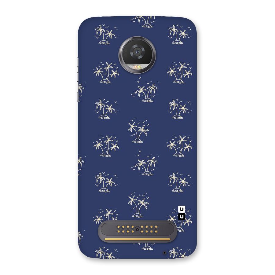 Beach Trees Back Case for Moto Z2 Play