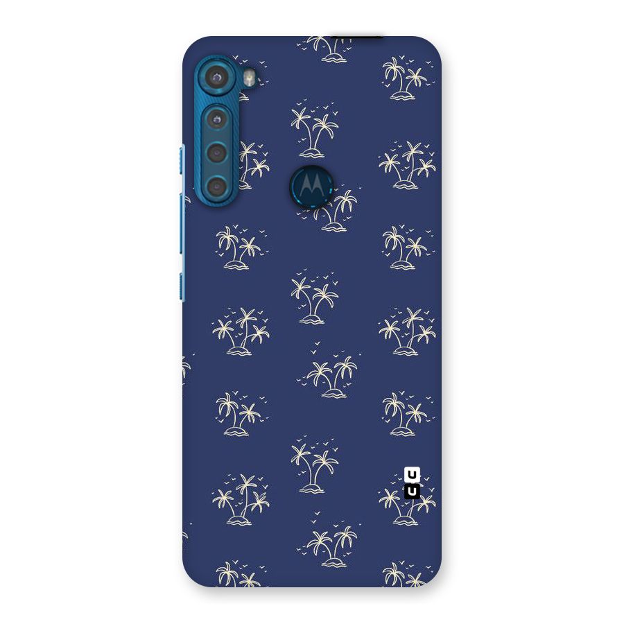 Beach Trees Back Case for Motorola One Fusion Plus
