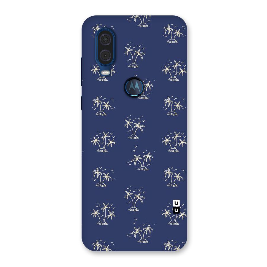 Beach Trees Back Case for Motorola One Vision
