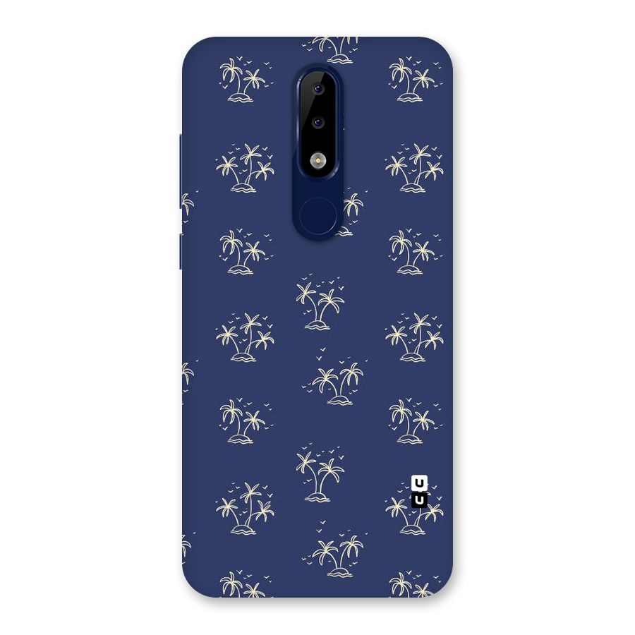 Beach Trees Back Case for Nokia 5.1 Plus