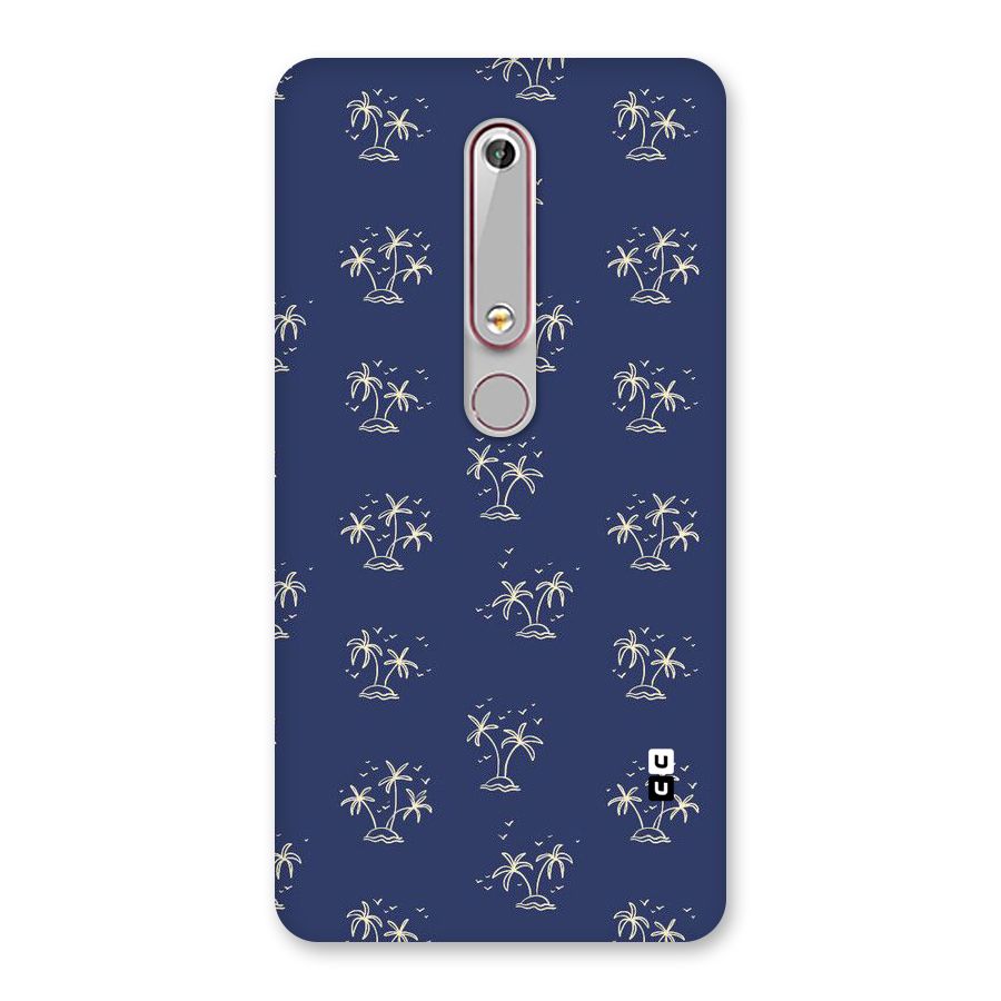Beach Trees Back Case for Nokia 6.1