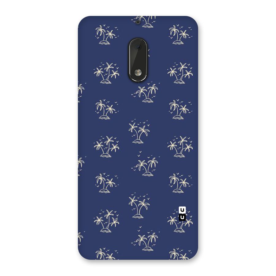 Beach Trees Back Case for Nokia 6