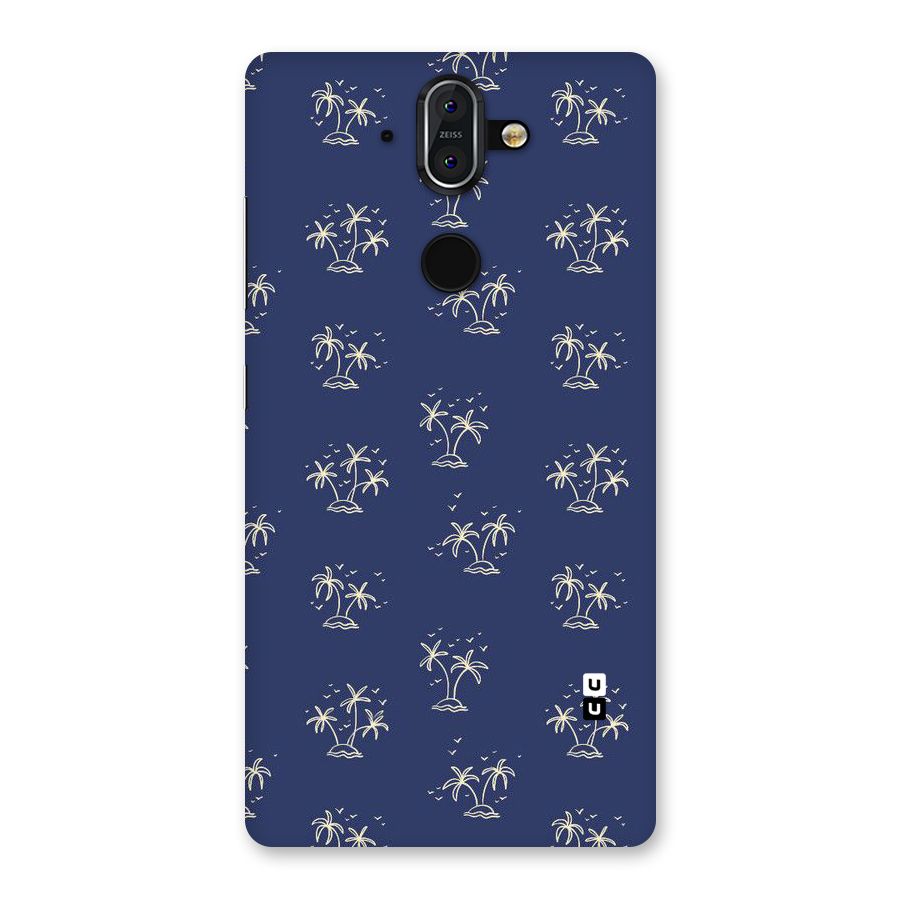 Beach Trees Back Case for Nokia 8 Sirocco