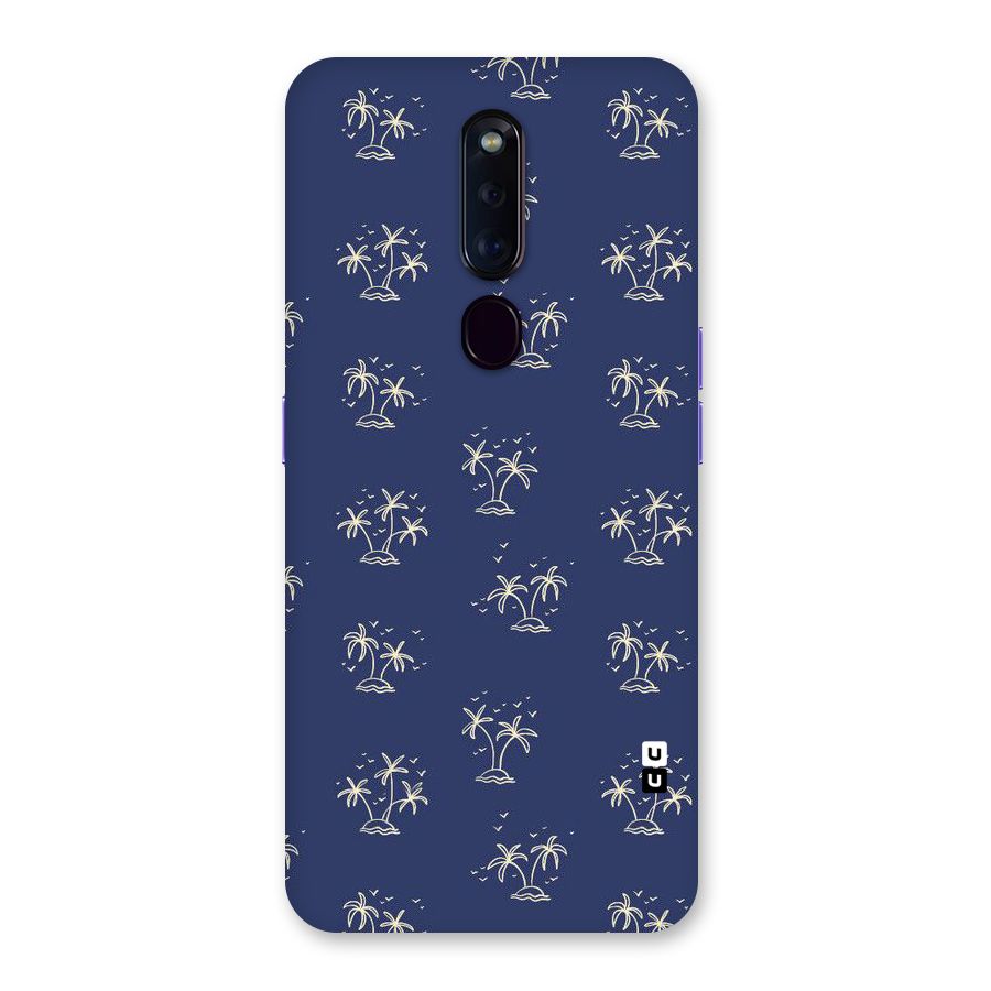 Beach Trees Back Case for Oppo F11 Pro