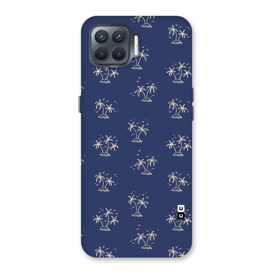 Beach Trees Back Case for Oppo F17 Pro