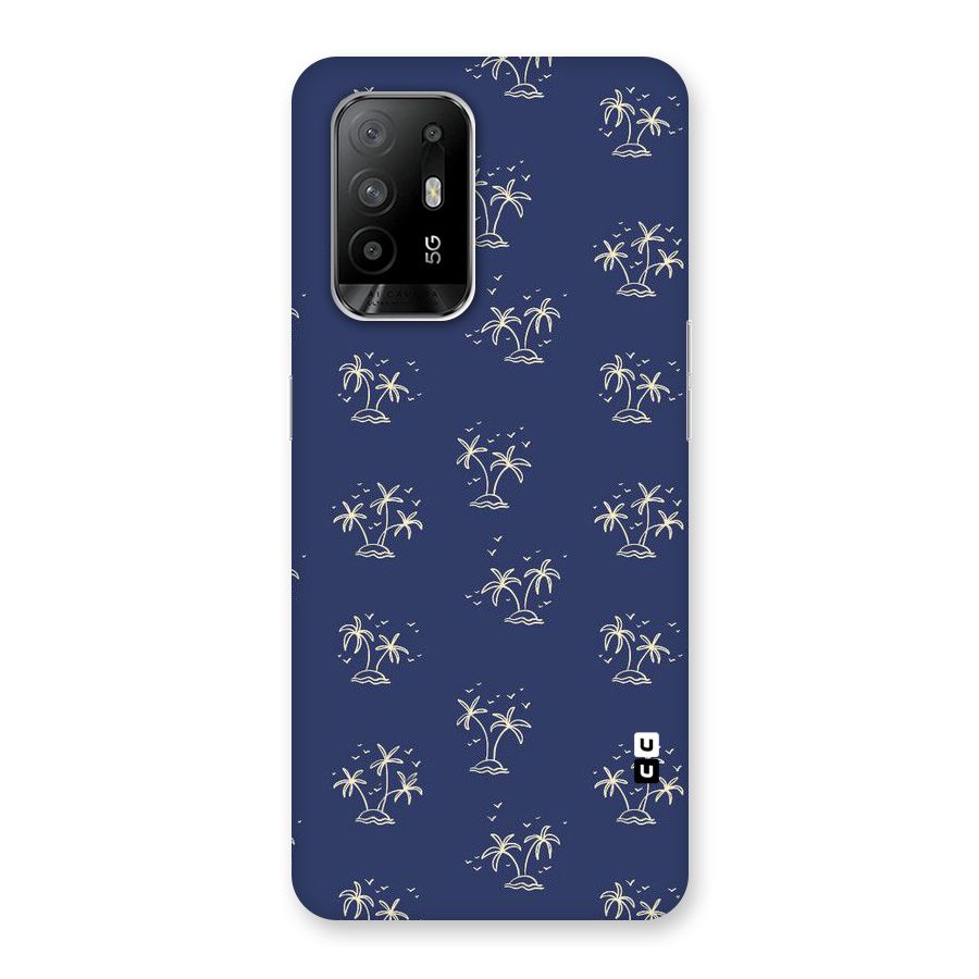 Beach Trees Back Case for Oppo F19 Pro Plus 5G