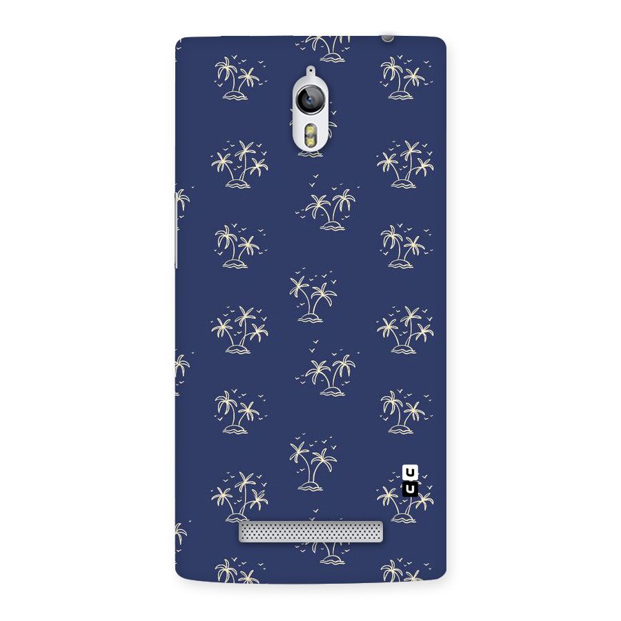 Beach Trees Back Case for Oppo Find 7
